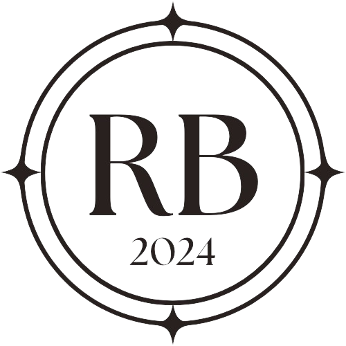 logo du portfolio, un cercle avec un R et un B